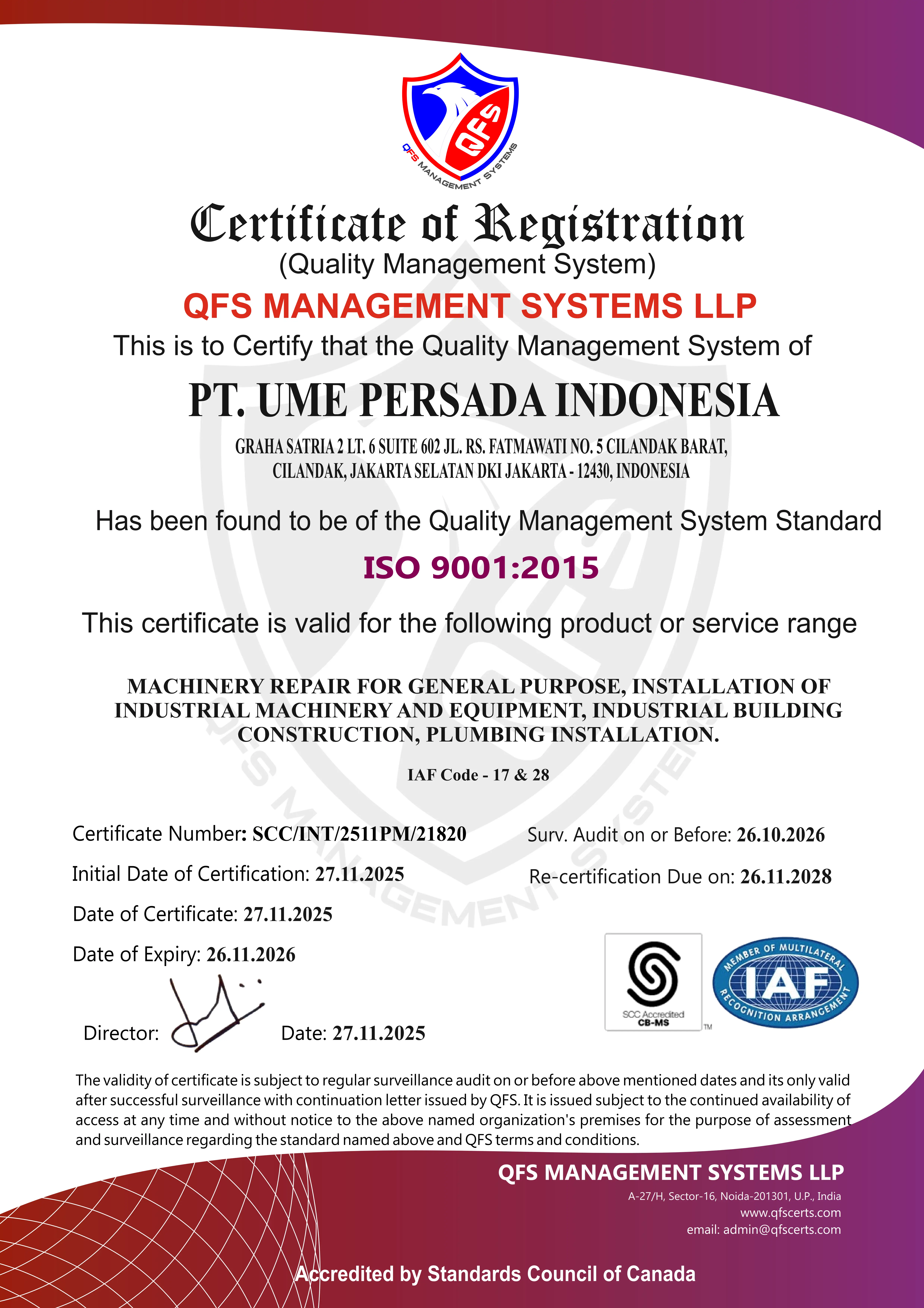 ISO 9001:2015